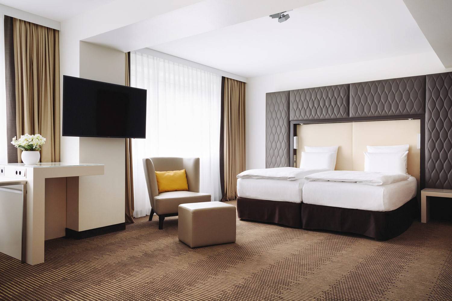 柏林 Pullman Berlin Schweizerhof 雙床客房