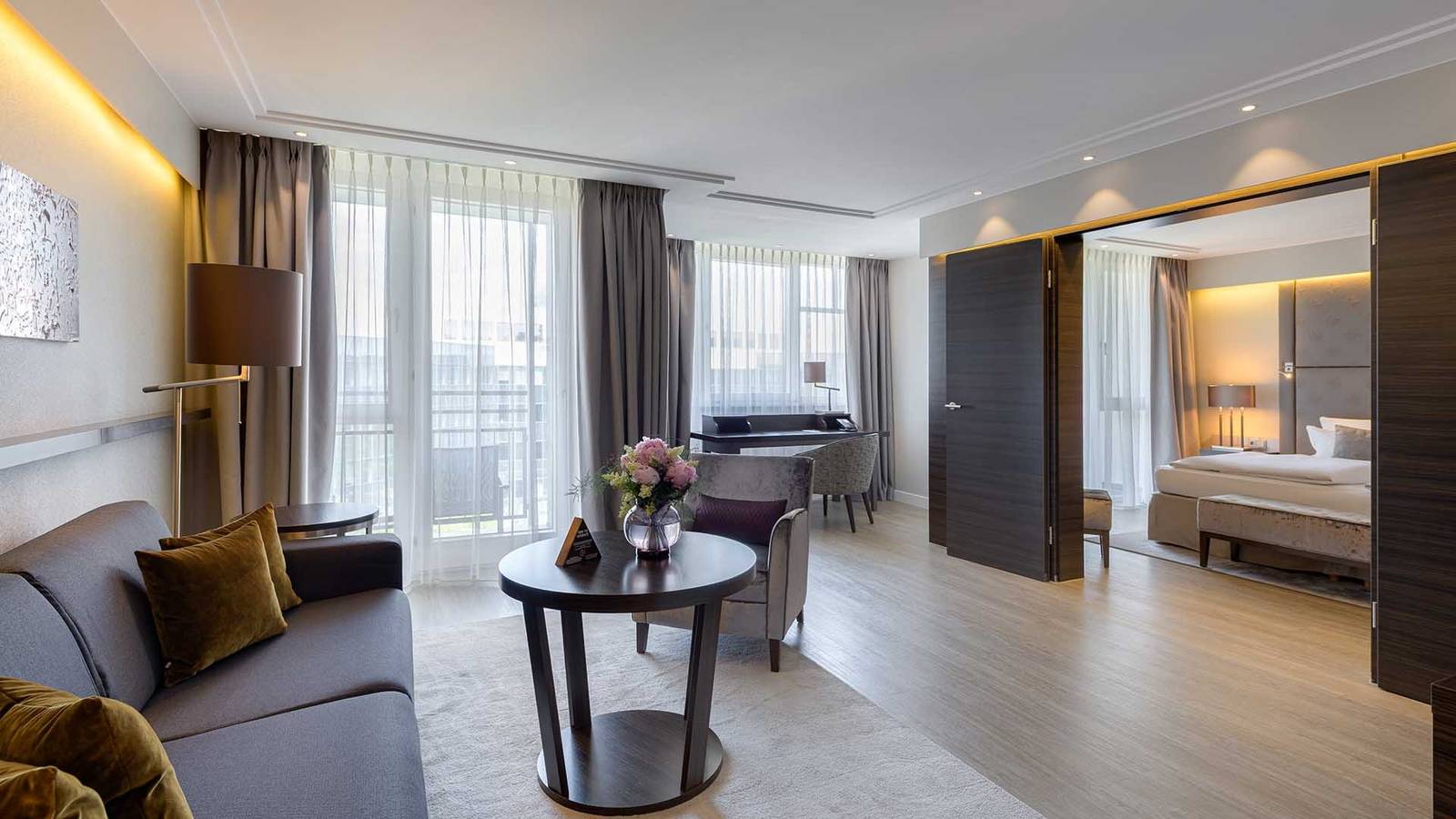 慕尼黑 Pullman Munich Superior Suite 起居室