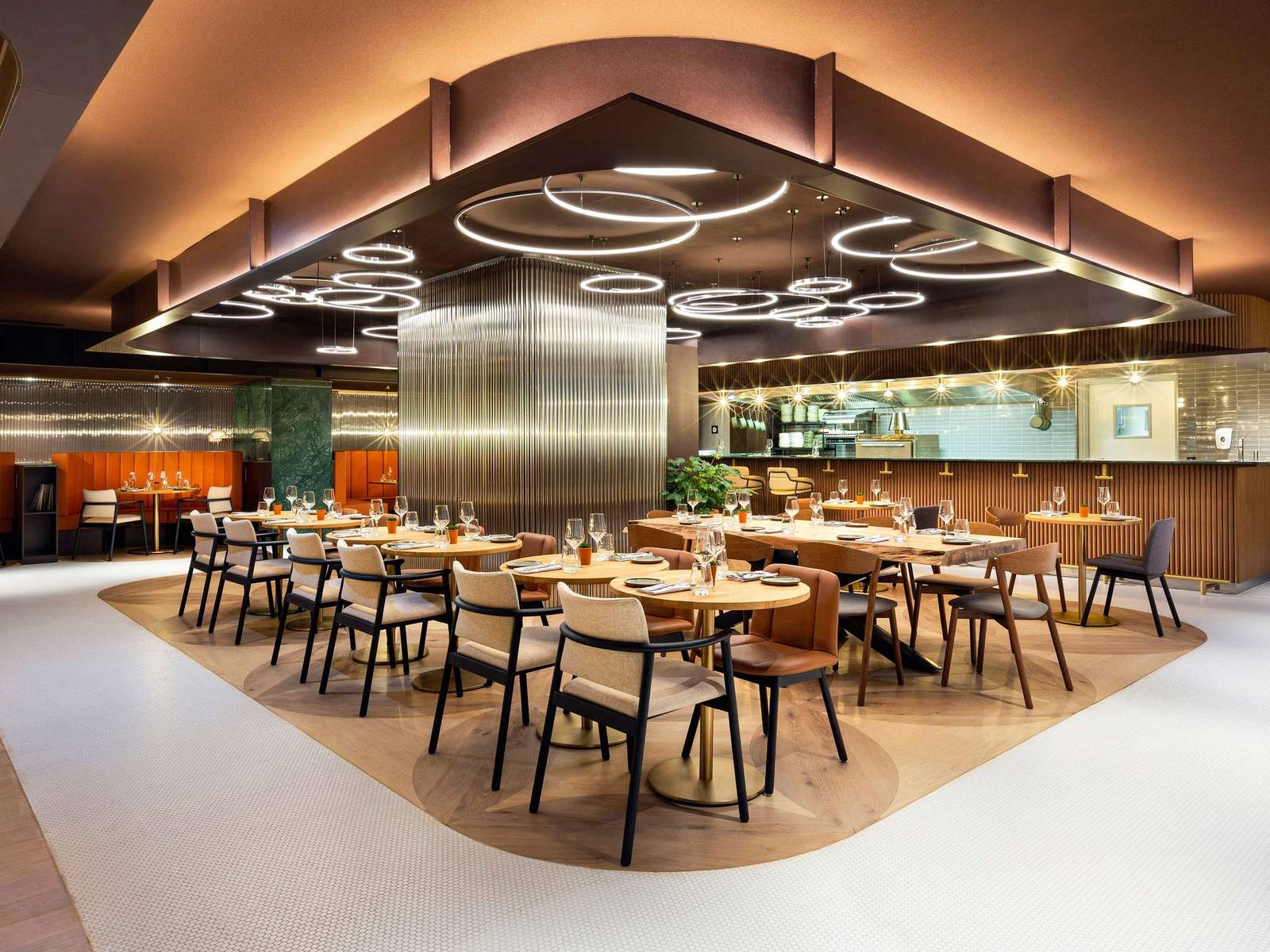 Pullman Paris Montparnasse Fi'lia 義式餐廳用餐區