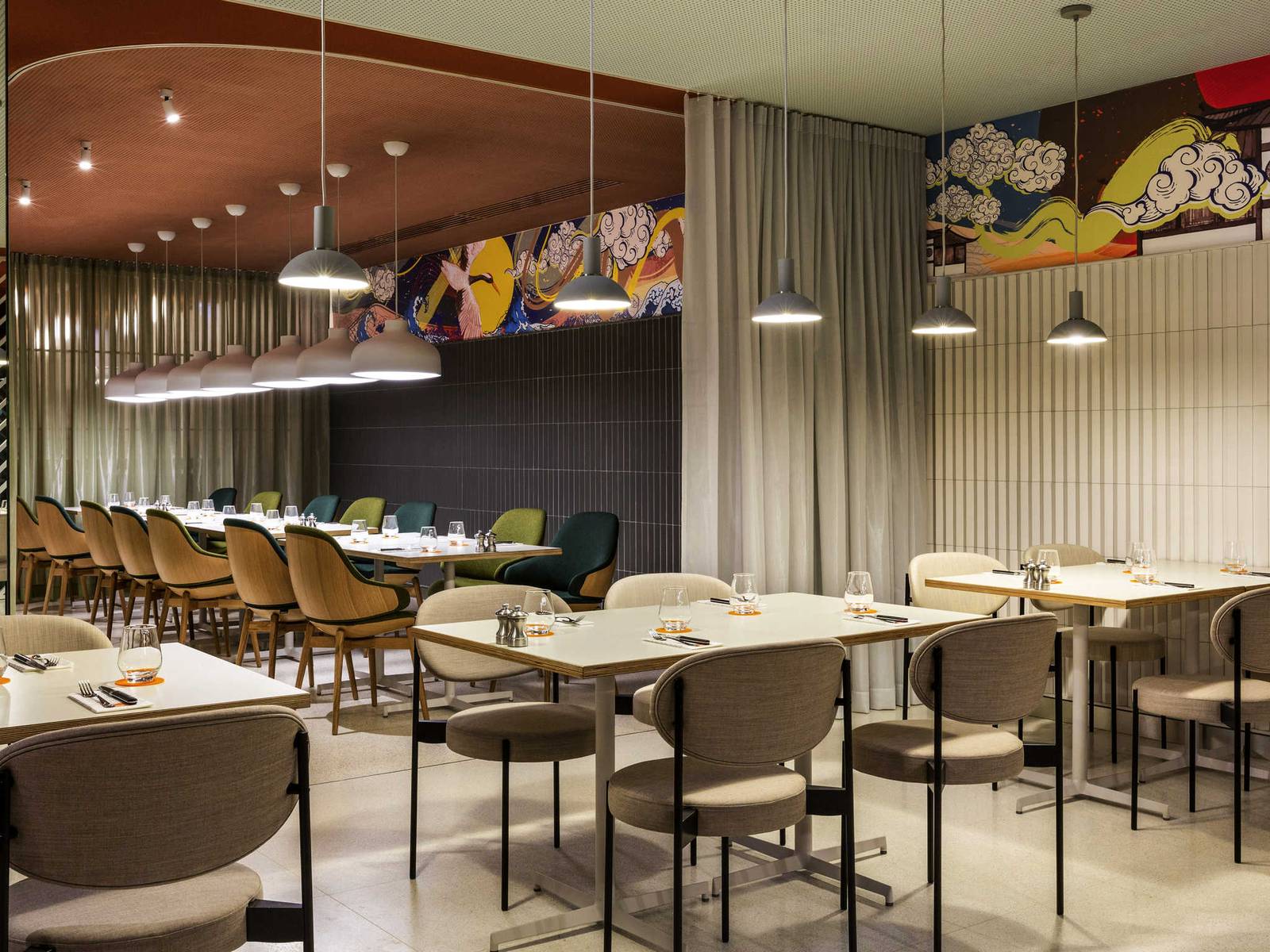 Pullman Paris Montparnasse Umami 早餐與用餐區