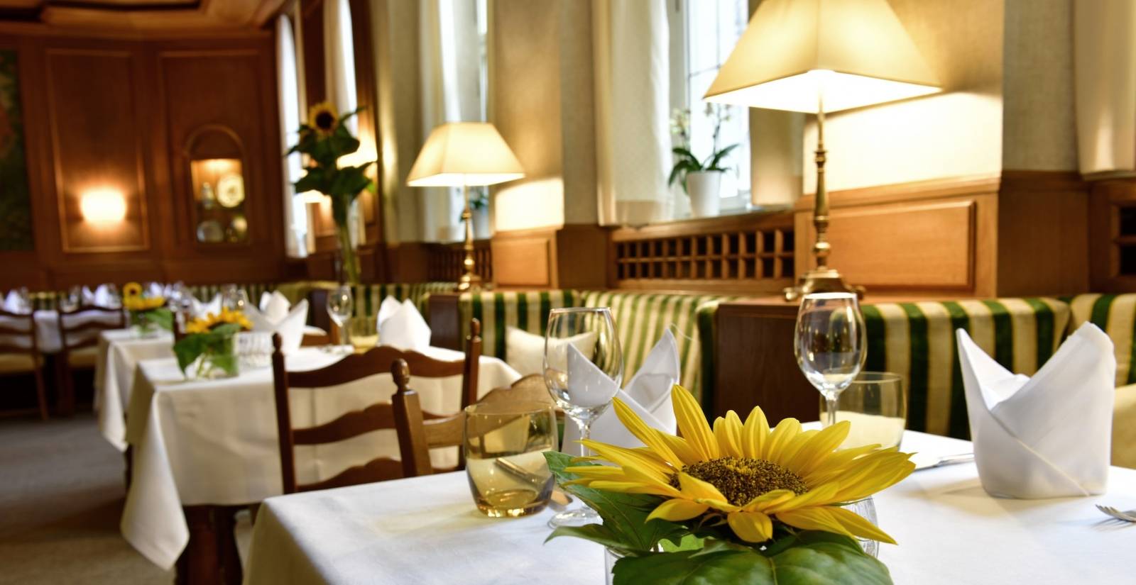 羅騰堡 Romantik Hotel Markusturm Markusstube 餐桌與沙發座