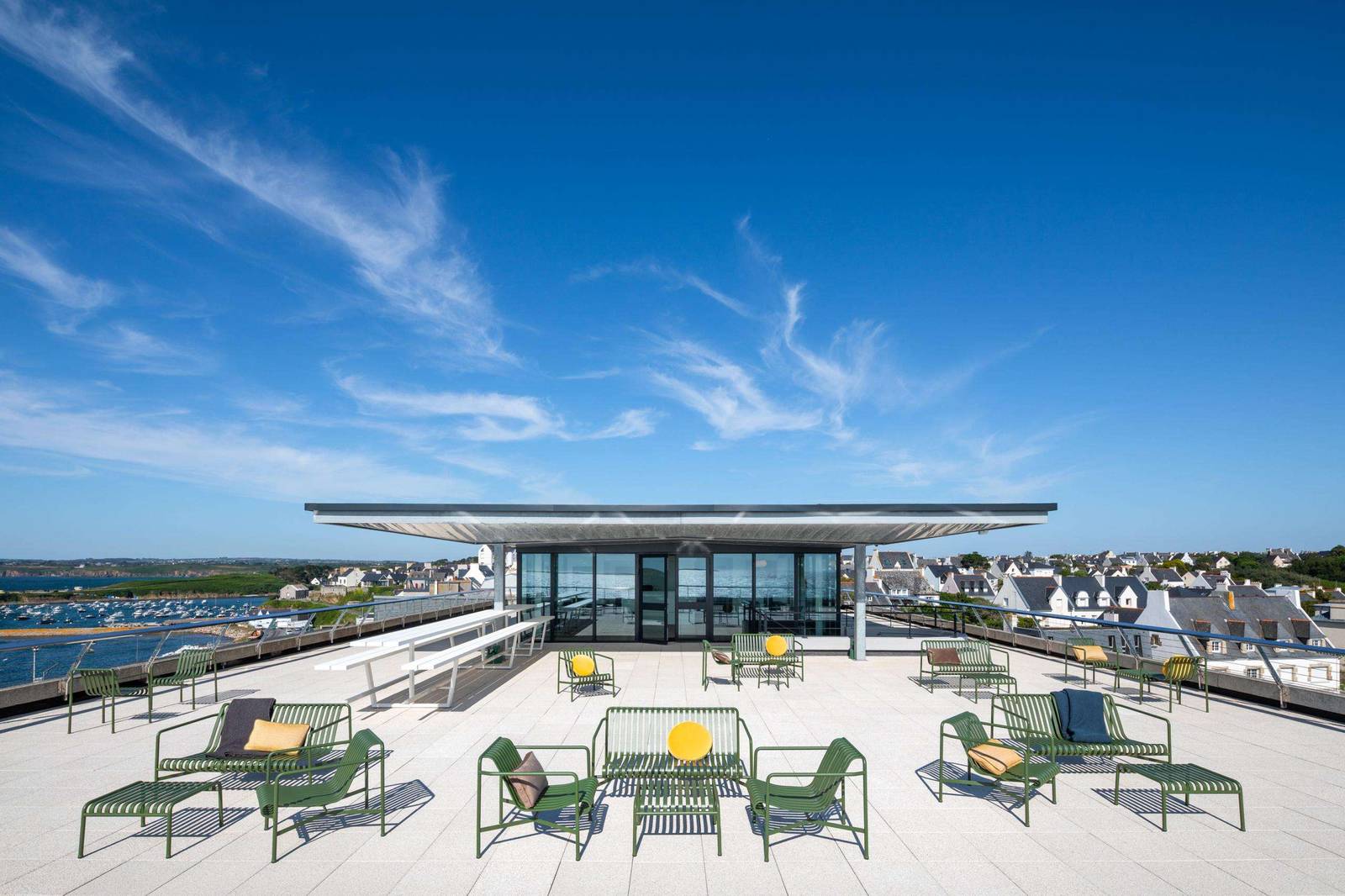 Sainte-Barbe Hotel & Spa 屋頂露台與海景