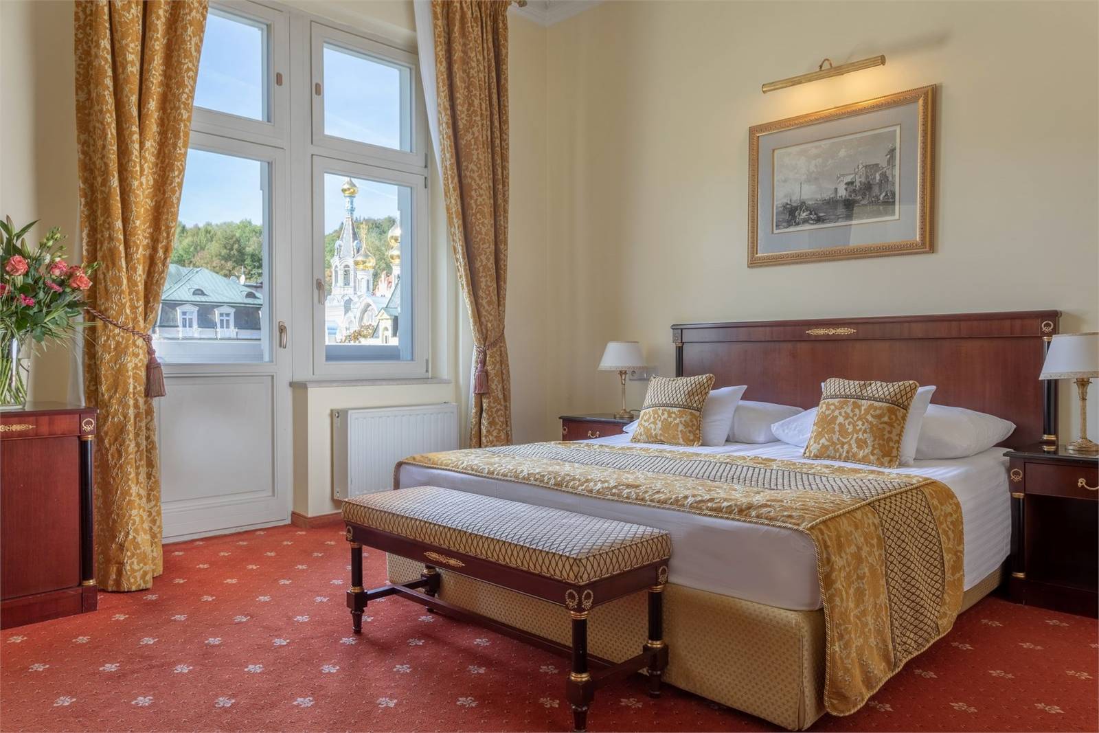 Savoy Westend Hotel Deluxe 陽台客房