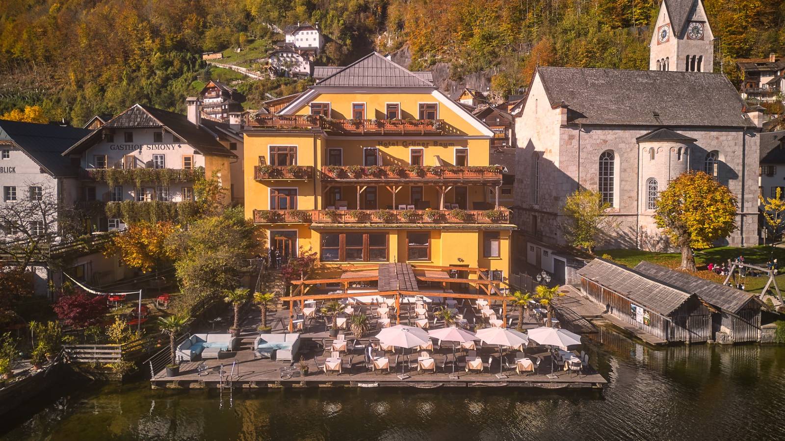 哈修塔特 Seehotel Grüner Baum