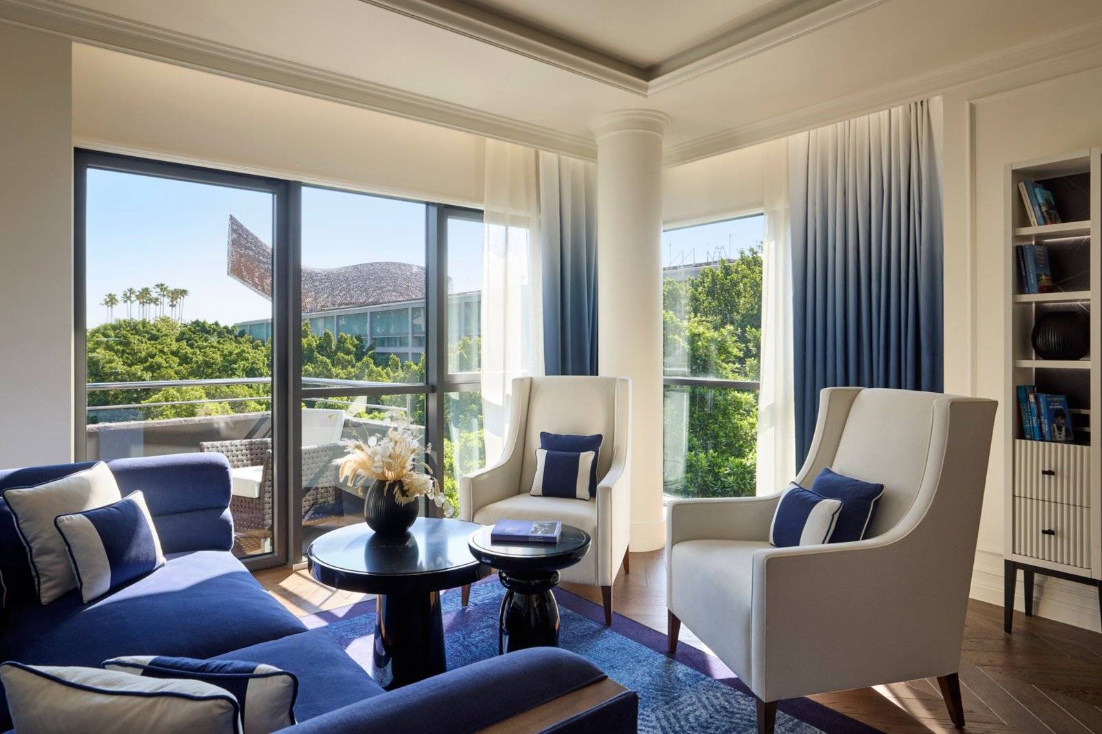 巴塞隆納 Sofitel Barcelona Skipper 套房起居區