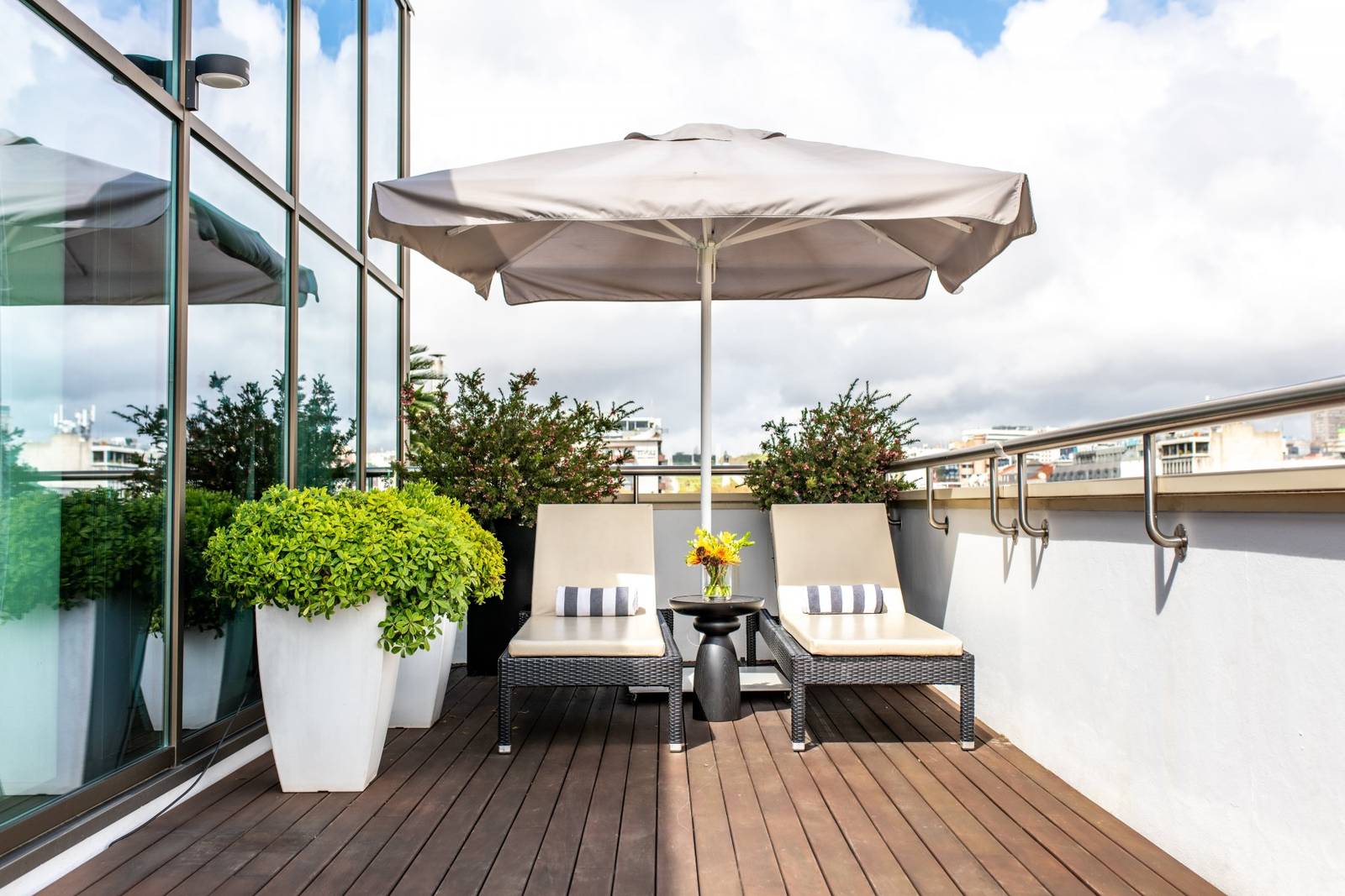 Sofitel Lisbon Liberdade Opera Suite 私人露台