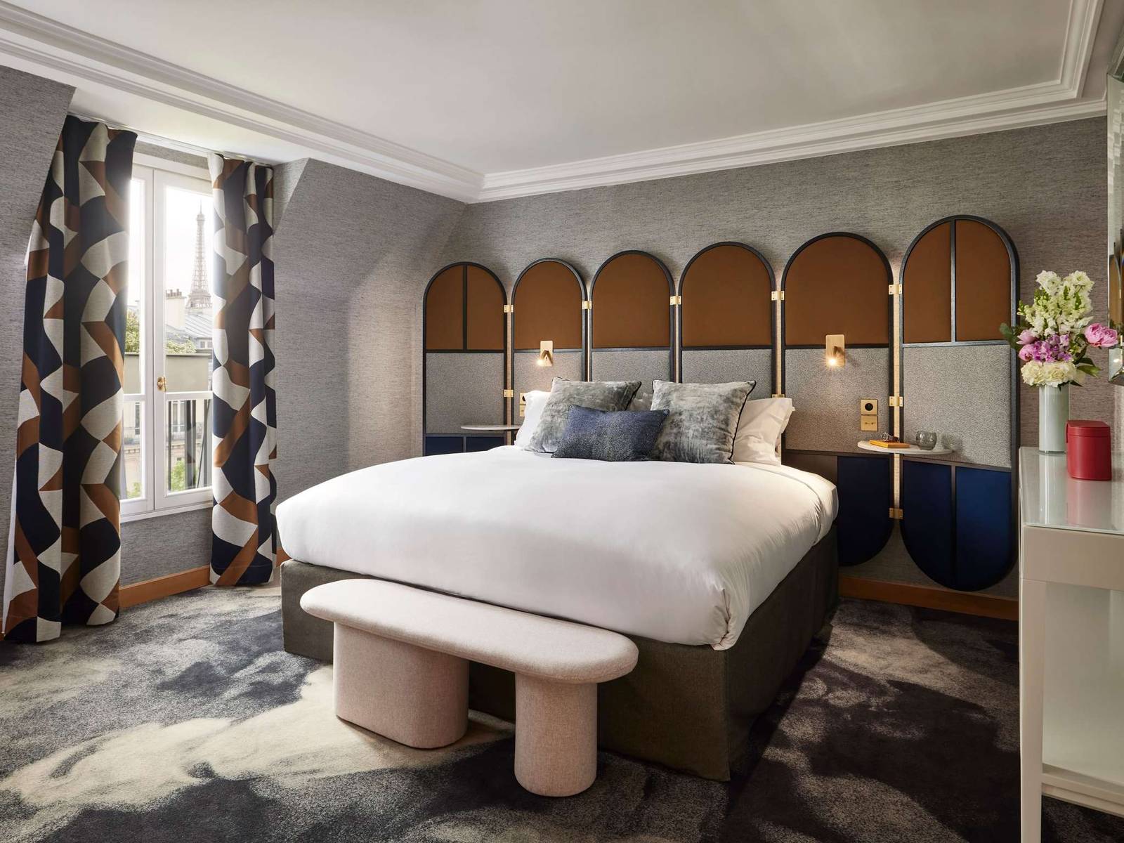 巴黎 Sofitel Baltimore Tour Eiffel 拱形床頭板大床客房