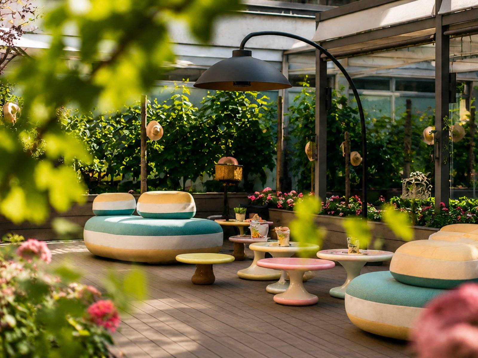 Sofitel Strasbourg Grande Île 花園休憩座位