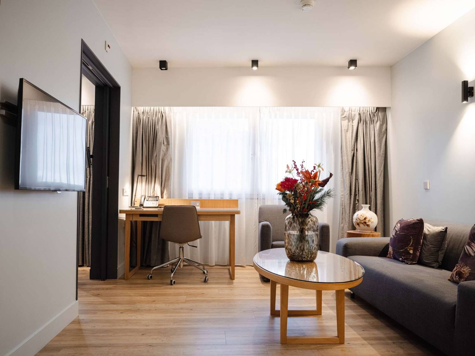 阿姆斯特丹 Swissôtel Amsterdam Junior Suite 起居區
