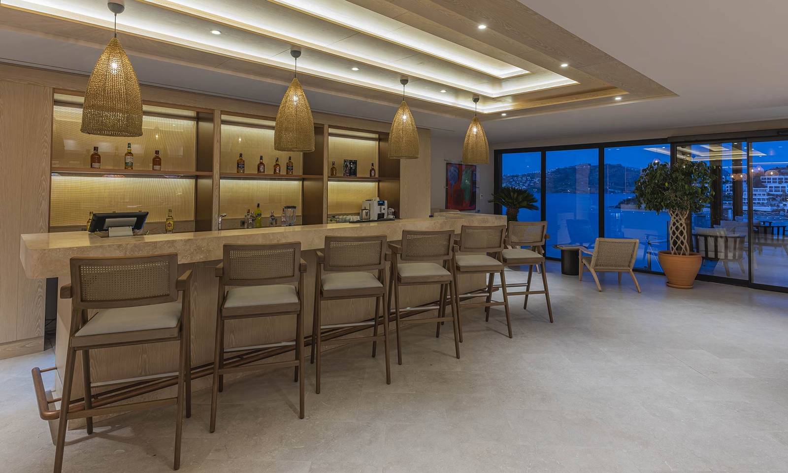 The Bodrum Hotel Yalıkavak Lobby Bar 吧台