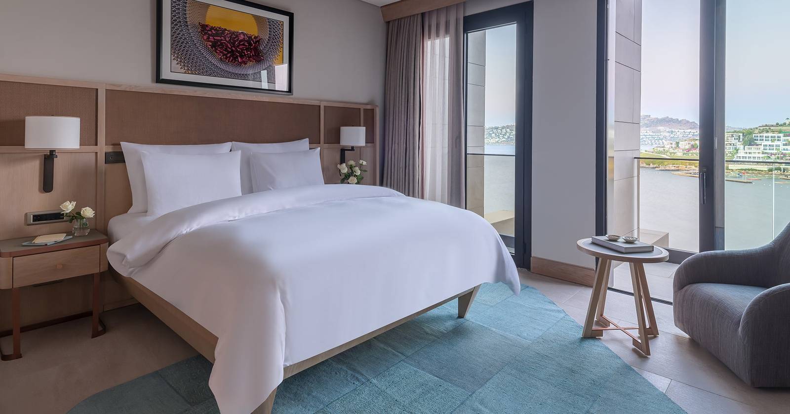 The Bodrum Hotel Yalıkavak Deluxe King Sea View 海景客房