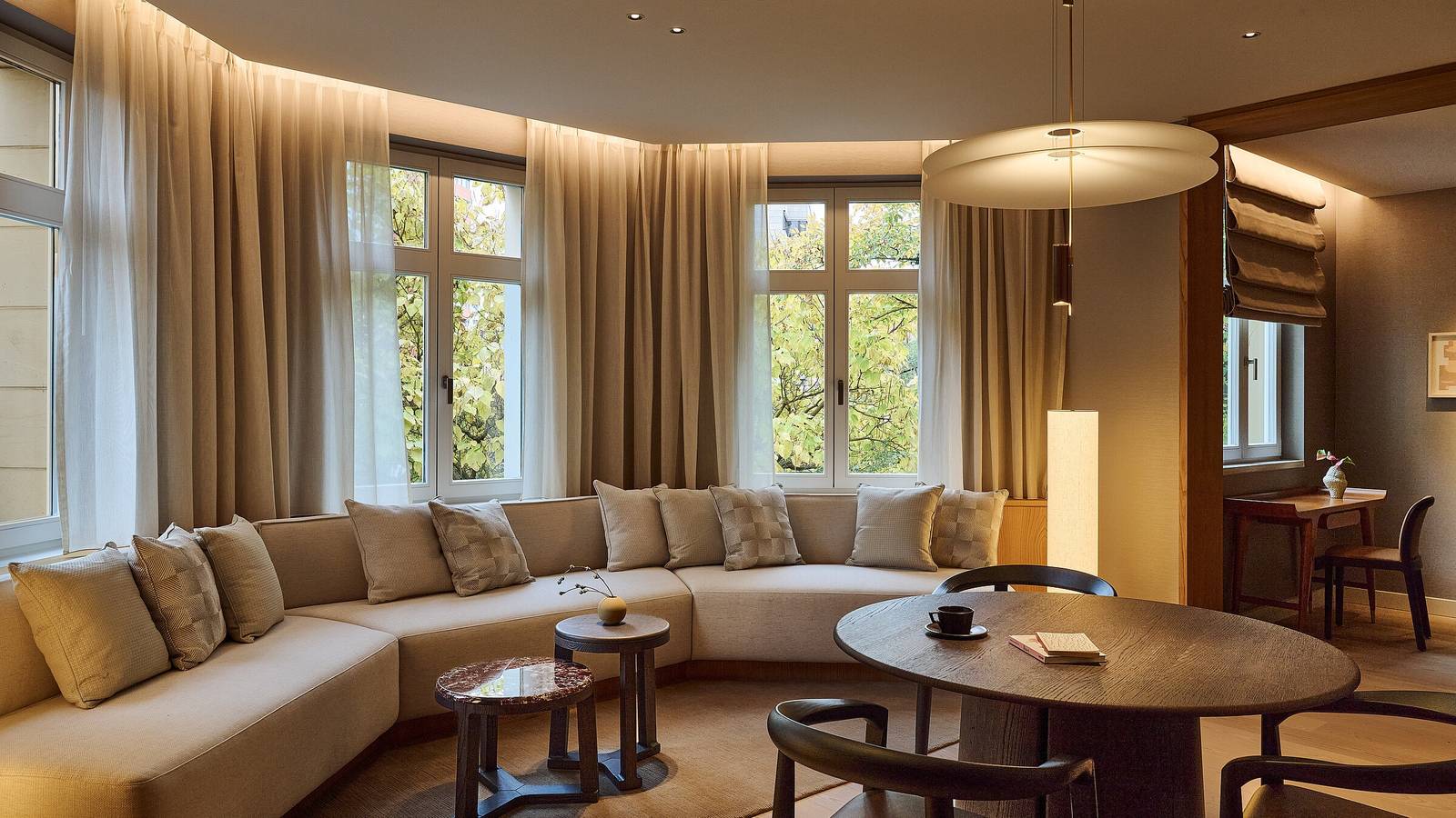 法蘭克福 The Florentin Corner Suite 起居區