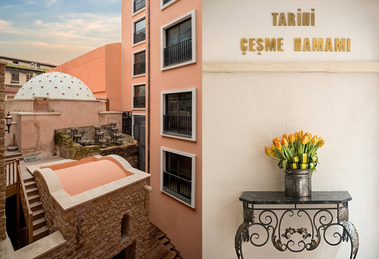 伊斯坦堡 The Galata Hotel 十八世紀 Çeşme 土耳其浴場圓頂