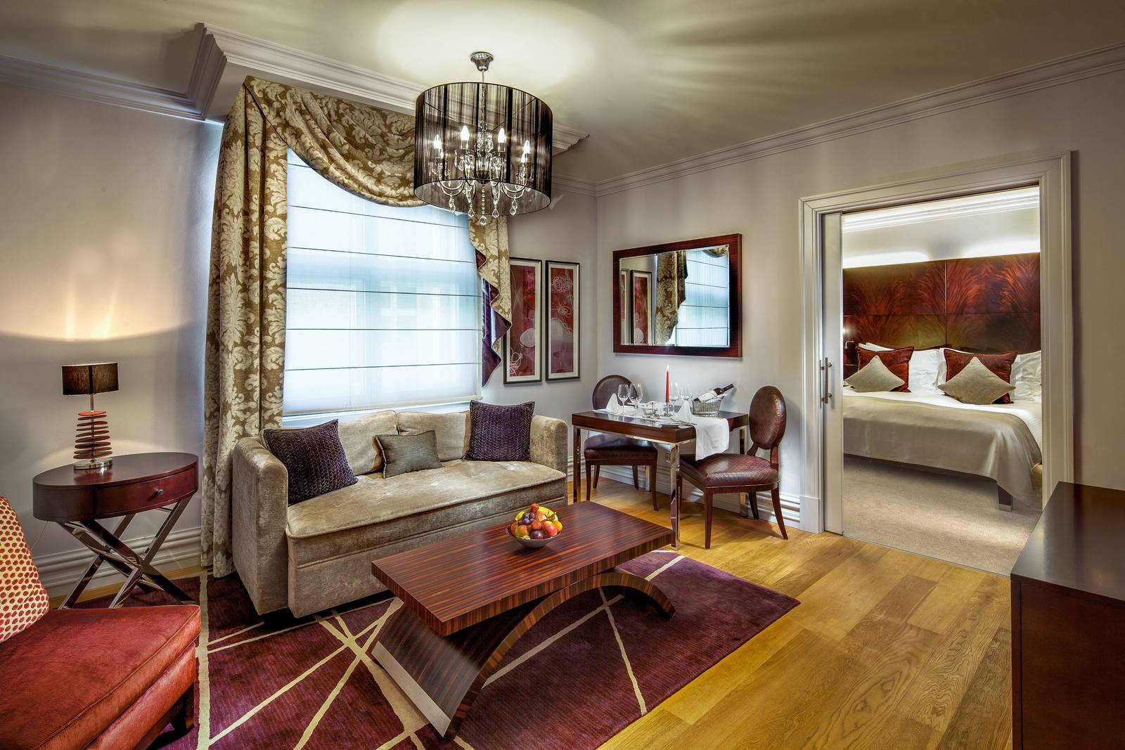 布拉格 The Grand Mark Prague Grand Deluxe Suite 起居區