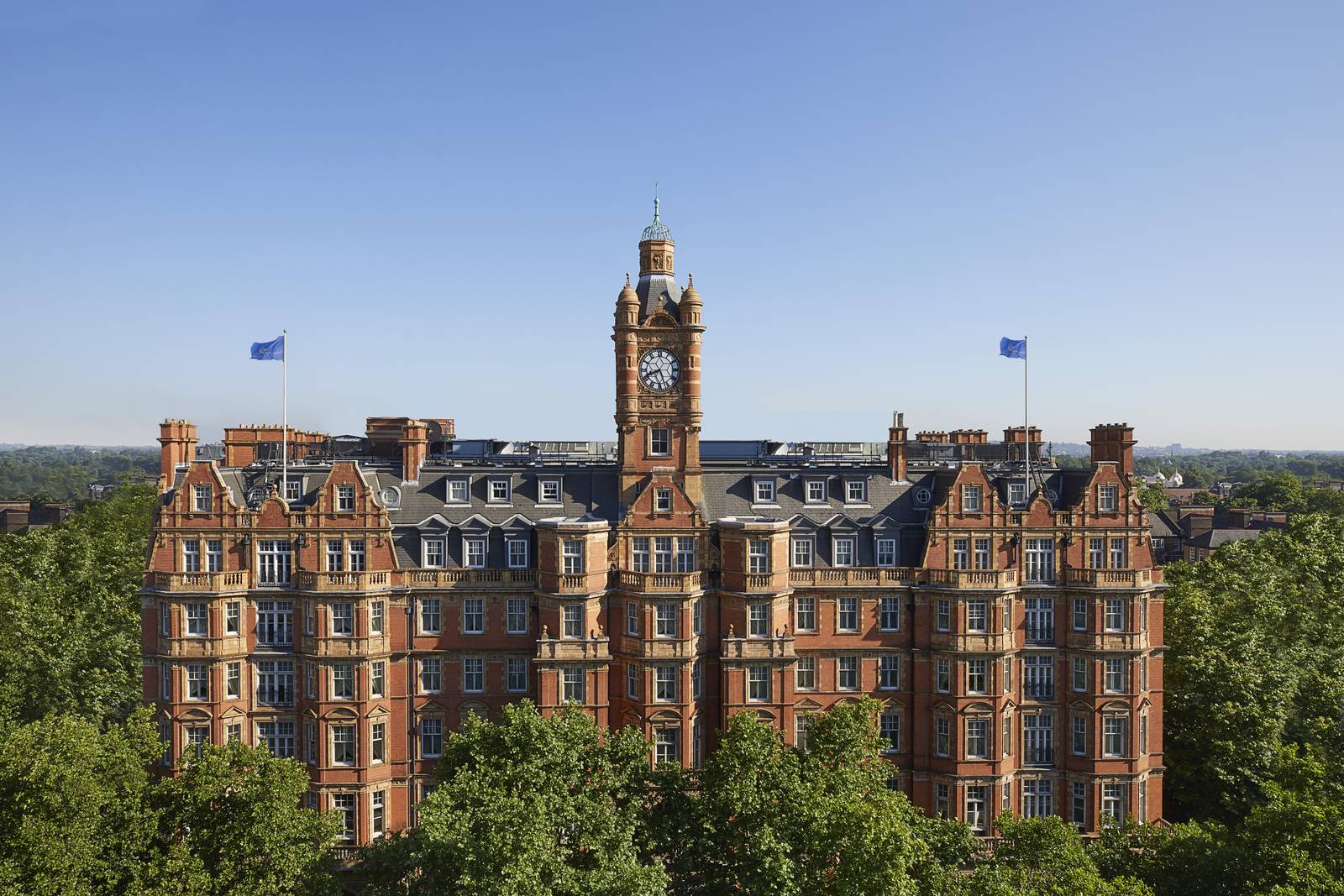 倫敦 The Landmark London 紅磚維多利亞式建築與鐘樓