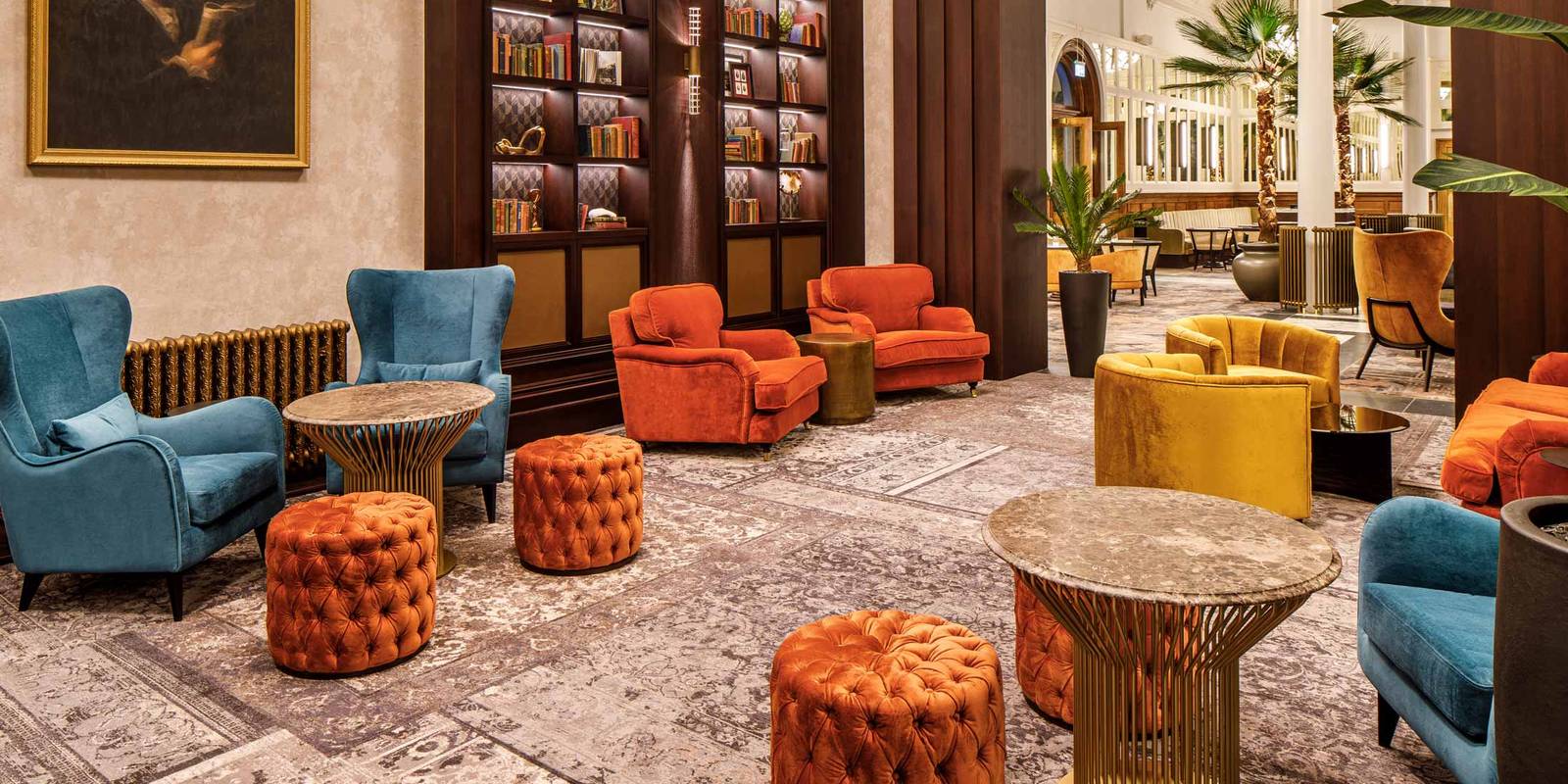 The Municipal Hotel Palm Court 圖書室
