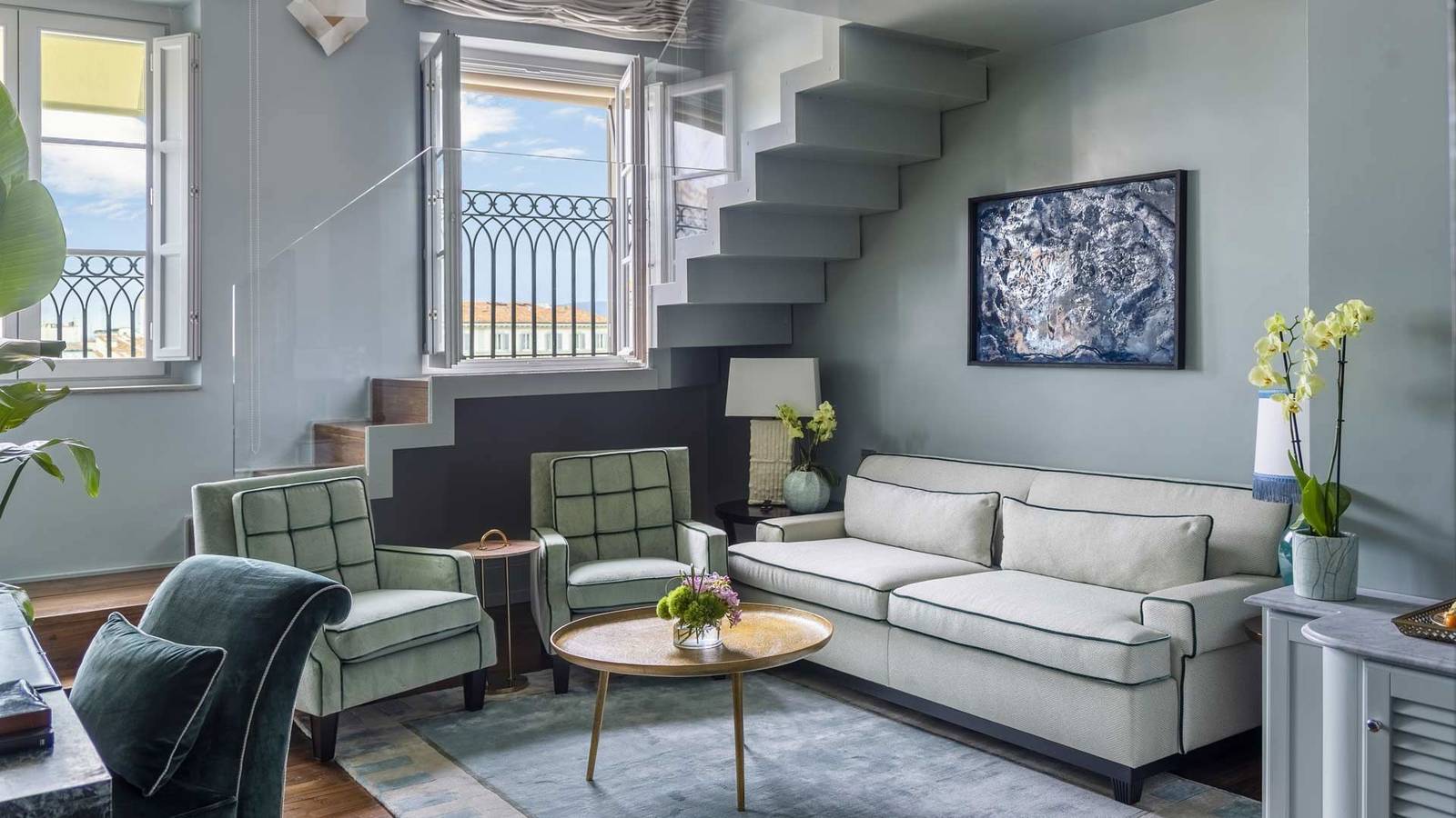 THE PLACE Firenze Panoramic Loft 起居區