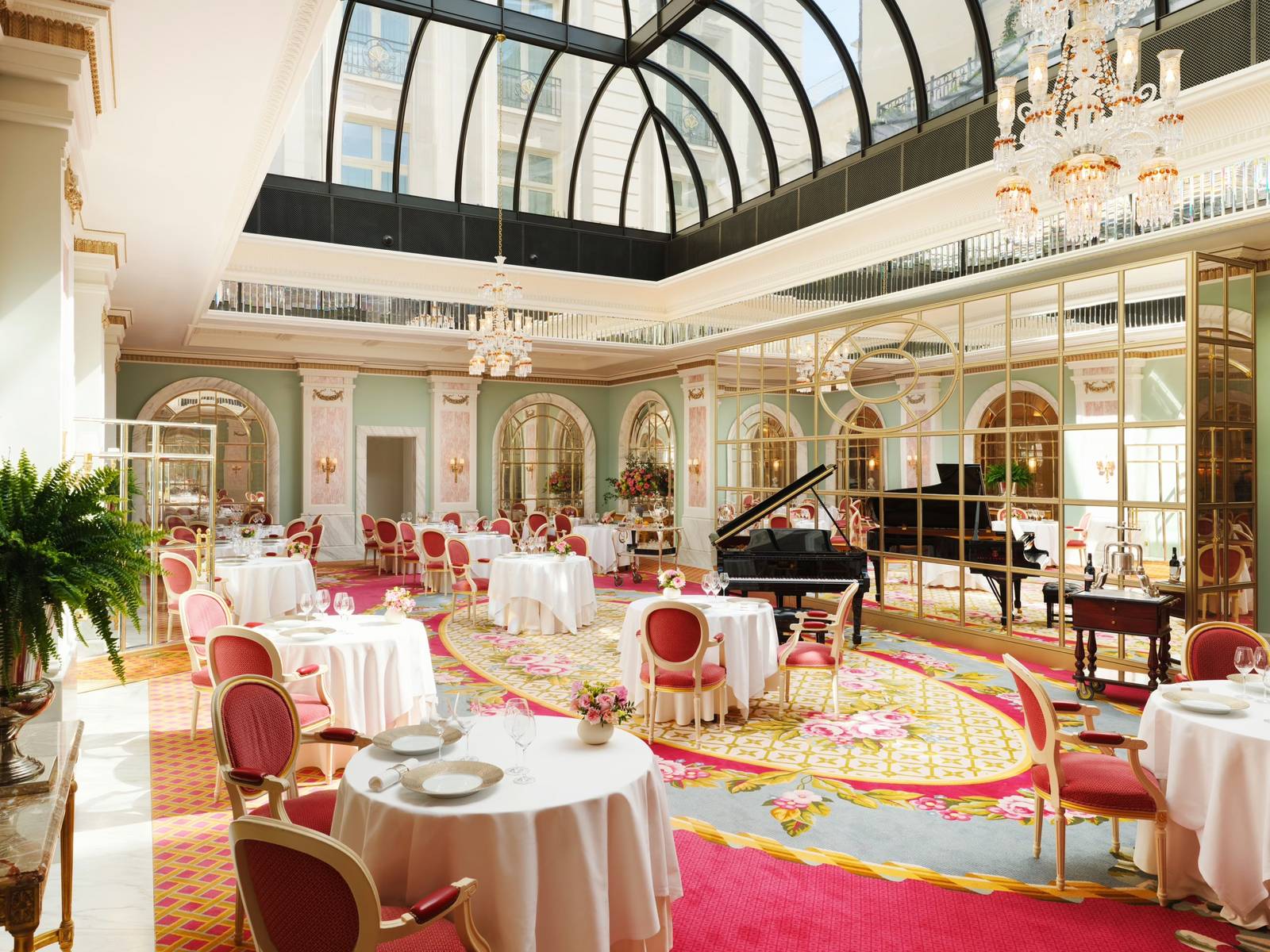 倫敦麗思酒店 The Ritz Restaurant 玻璃屋頂餐廳