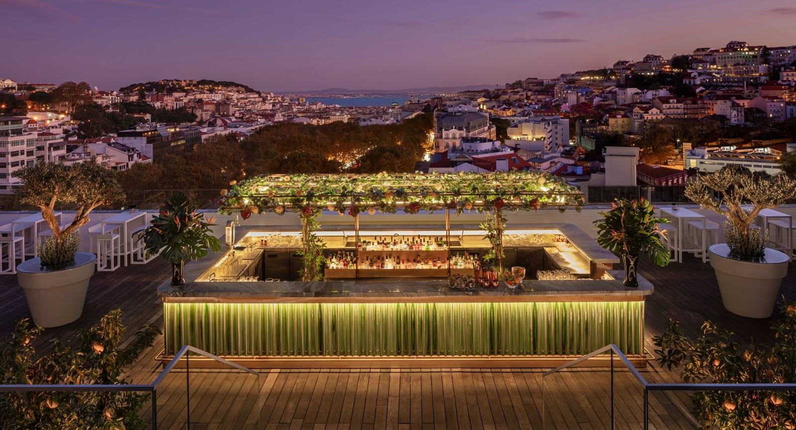 Tivoli Avenida Liberdade 頂樓 SEEN Sky Bar 與里斯本城景