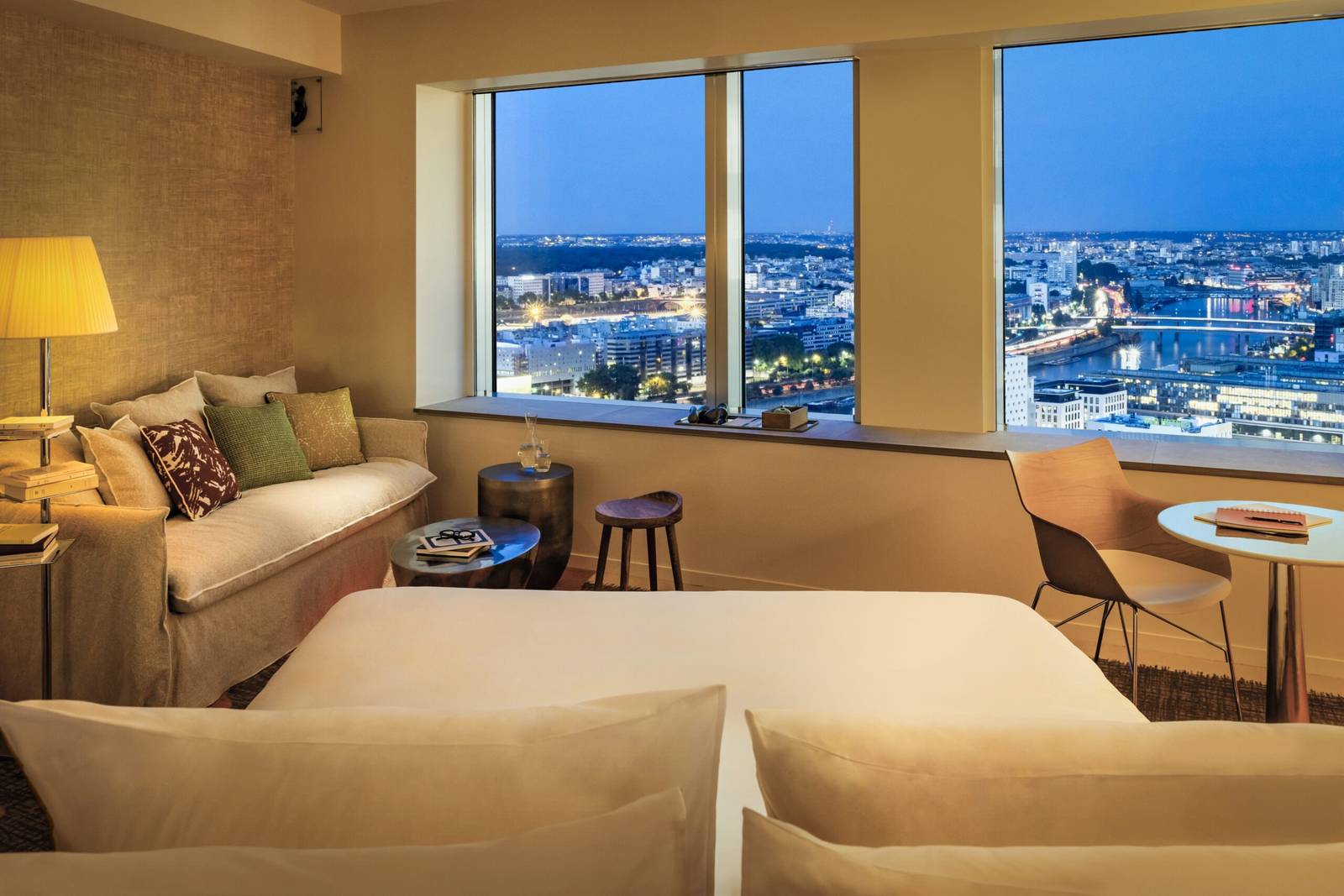巴黎 TOO Hotel 塞納河景 Junior Suite 夜景