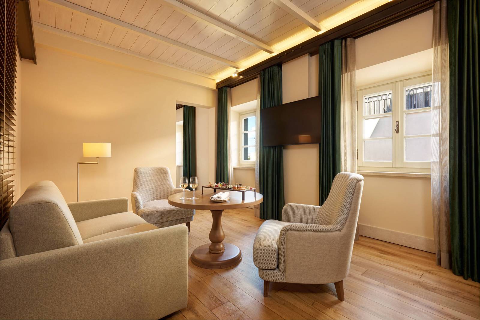 羅馬 Villa Agrippina Gran Meliá套房起居區
