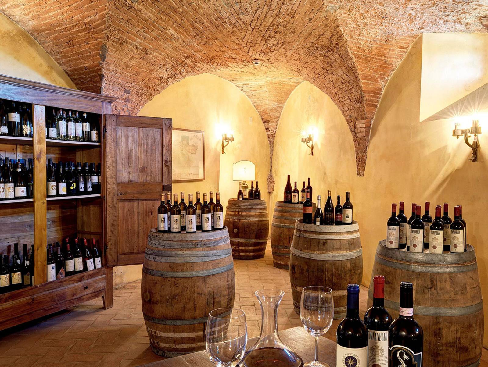 Villa La Massa 拱頂酒窖