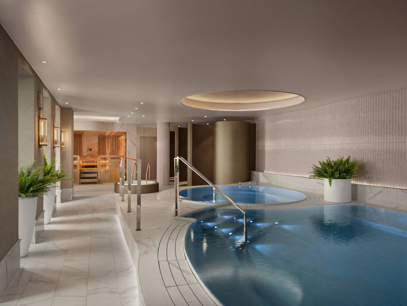 赫爾辛基華爾道夫酒店 Waldorf Astoria Spa 水療池