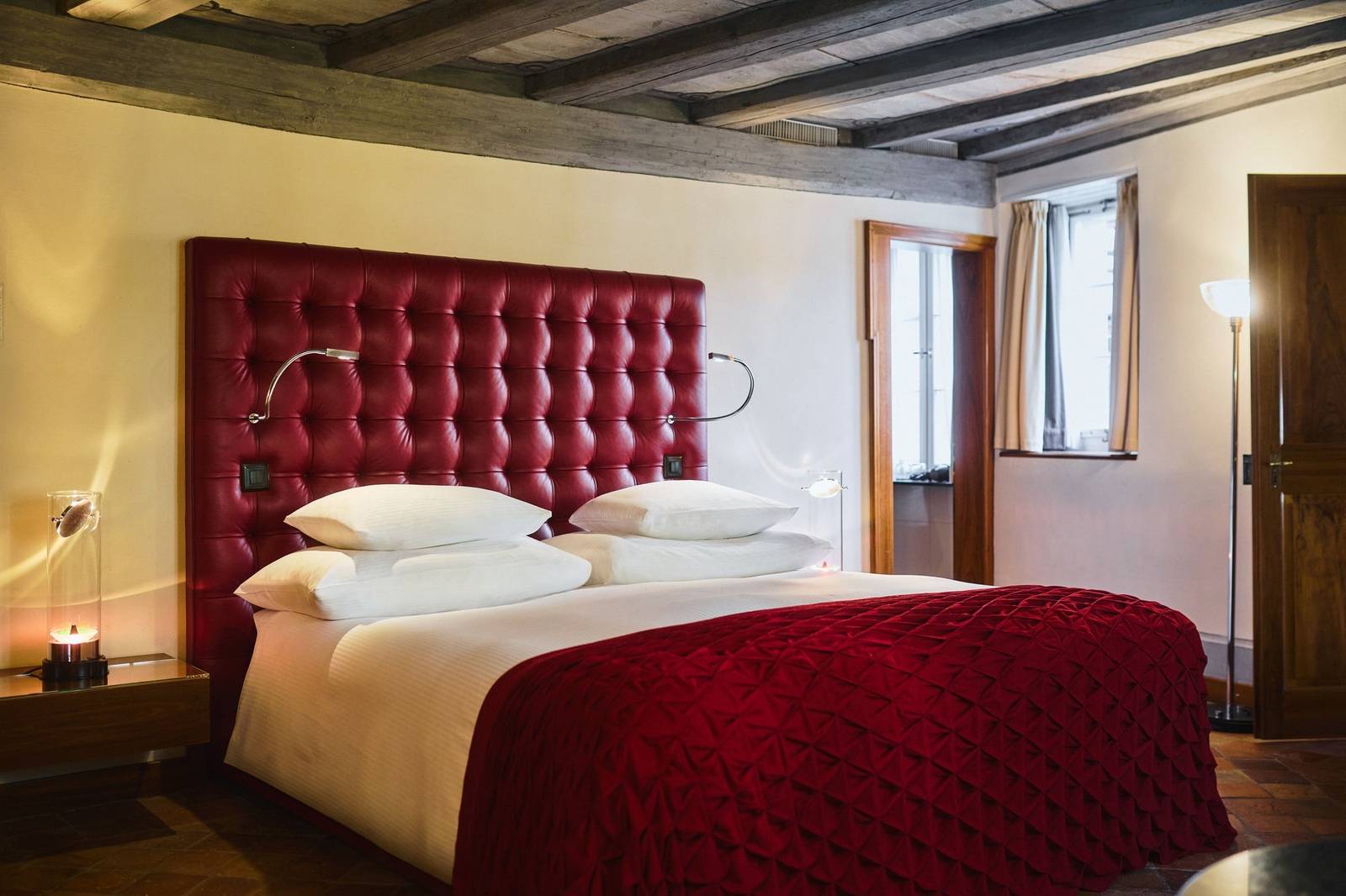 蘇黎世 Widder Hotel Historic Junior Suite 臥室